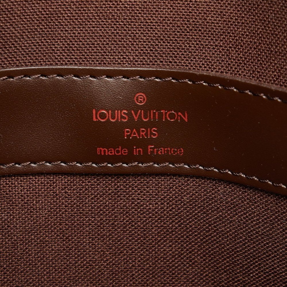 LOUIS VUITTON Authentic Brown Damier Leather Shoulder Bag - Picture 8 of 10